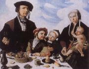 Maerten Jacobsz van Heemskerck Family portrait oil painting reproduction